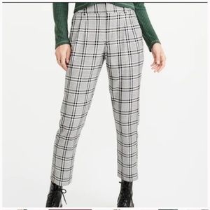 Abercrombie & Fitch Menswear Plaid Trousers Pants